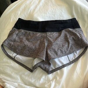 Grey Lululemon shorts